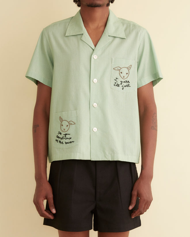 See You at the Barn Short Sleeve Shirt MENS SHIRTS BODE New York