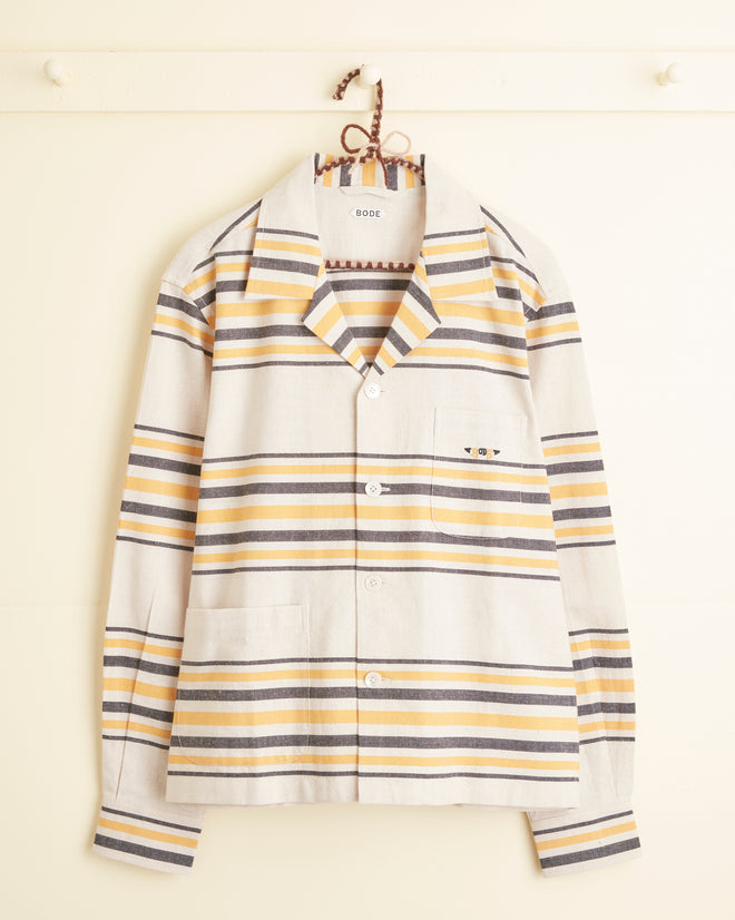 Namesake Stripe Long Sleeve Shirt MENS SHIRTS BODE New York