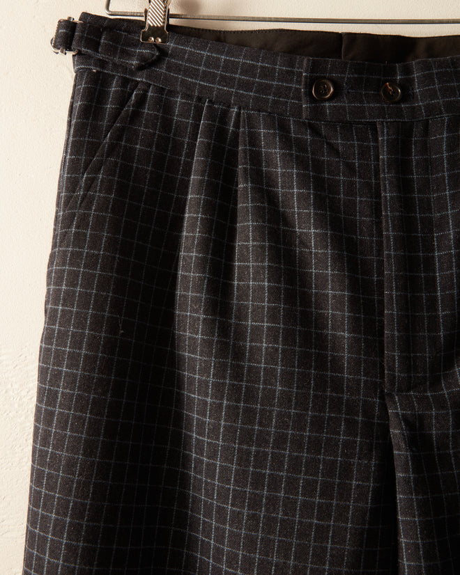 Navy Graph Trousers - 32