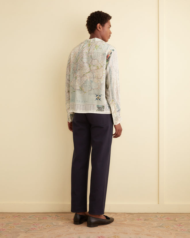 New York City Map Long Sleeve Shirt SHIRT BODE New York