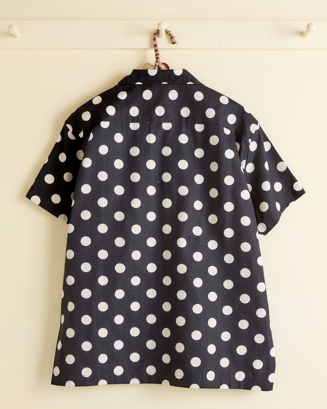 Nightfall Polka Short Sleeve Shirt - M
