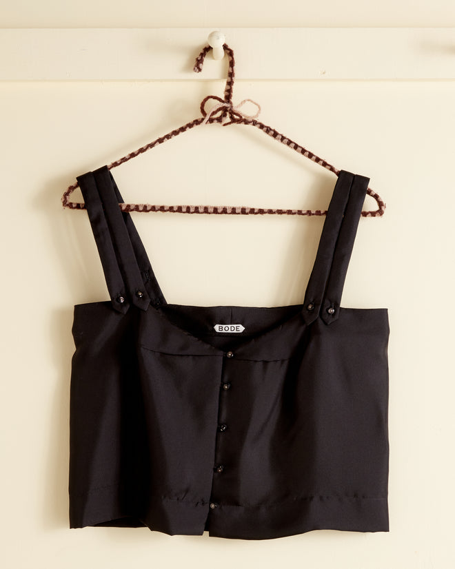 Night Moon Black Tank OOAK TOP BODE New York