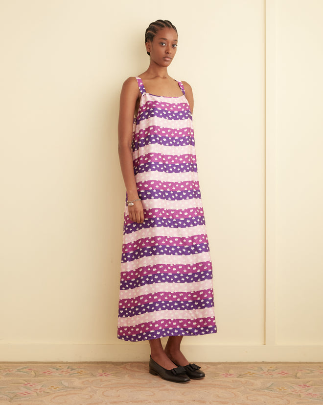 Cloud Stripe Column Gown DRESS BODE New York