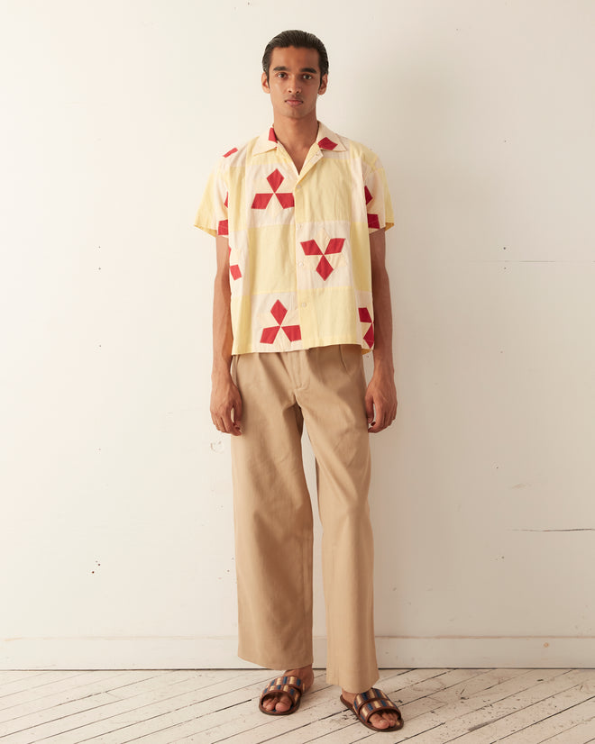 Novel Star Quilt Short Sleeve Shirt SHIRTS BODE New York