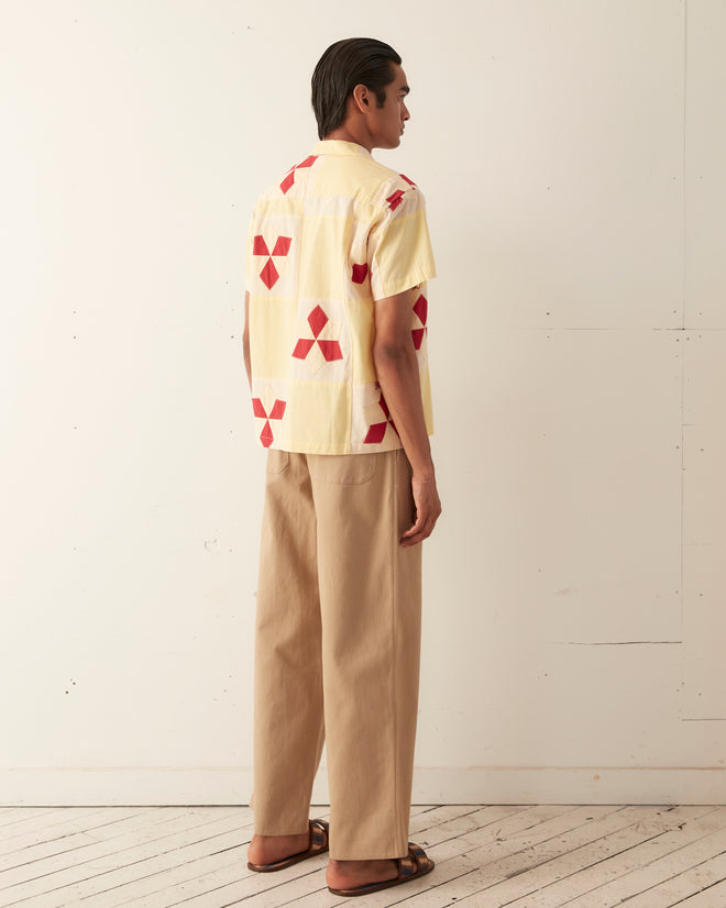 Novel Star Quilt Short Sleeve Shirt SHIRTS BODE New York