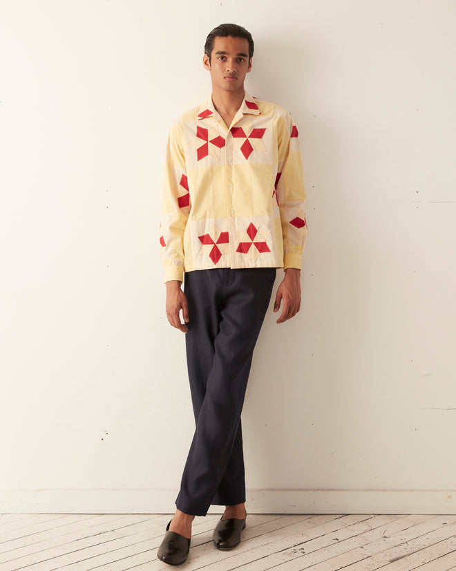 Novel Star Quilt Long Sleeve Shirt SHIRTS BODE New York