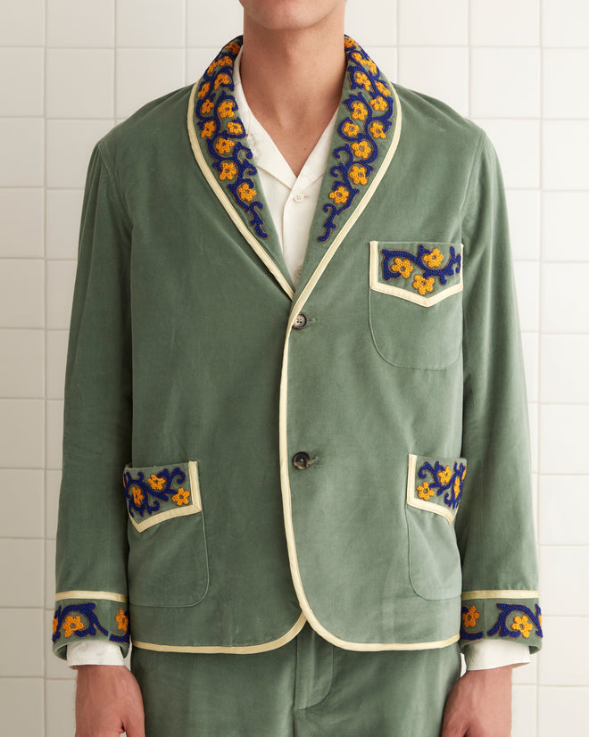 Oberon Floral Jacket MENS JACKETS BODE New York