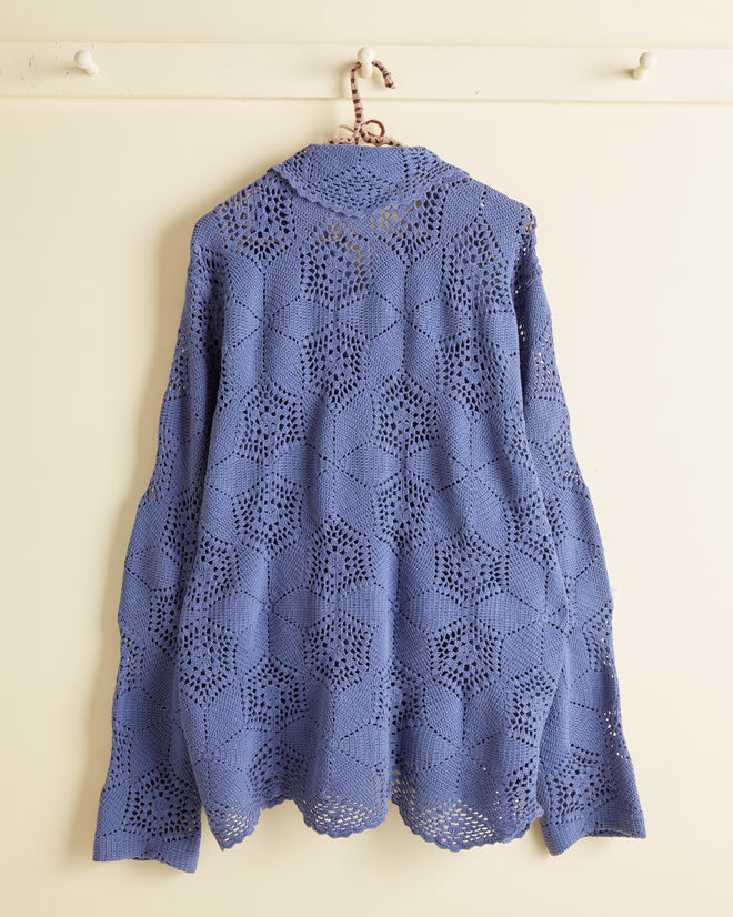 Ocean Mist Fan Long Sleeve Shirt - S/M