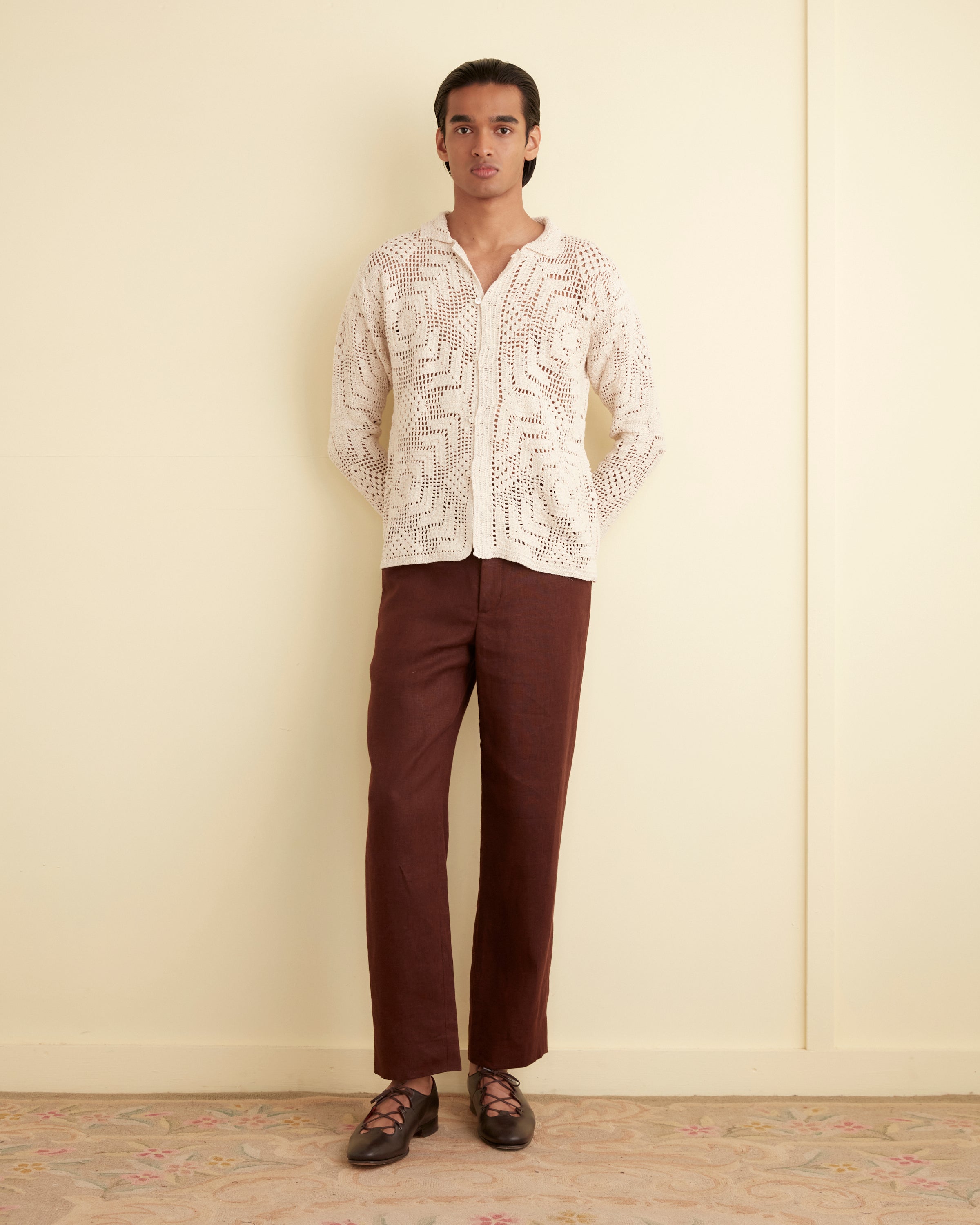 Crochet Shirt - Cream – BODE