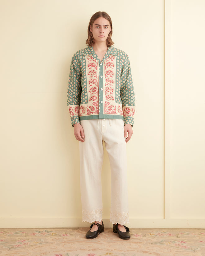 Paisley Frame Long Sleeve Shirt SHIRT BODE New York