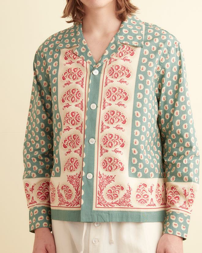 Paisley Frame Long Sleeve Shirt SHIRT BODE New York