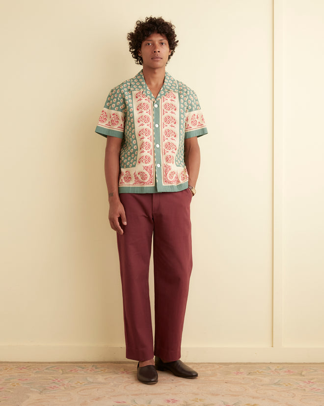 Paisley Frame Short Sleeve Shirt SHIRT BODE New York
