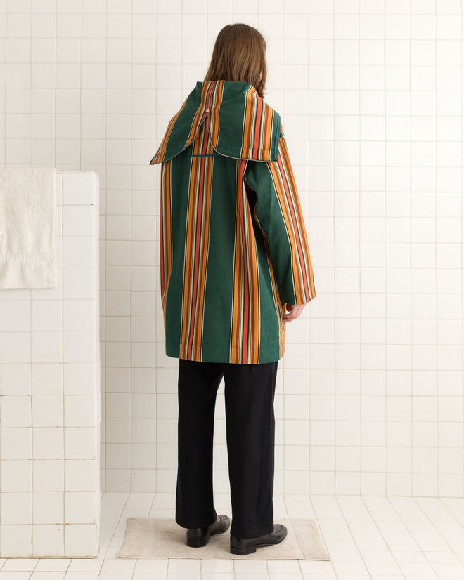 Parakeet Stripe Sideline Coat OUTERWEAR BODE New York
