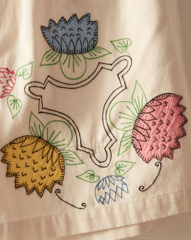 Patchwork Lotus Shorts SHORTS BODE New York