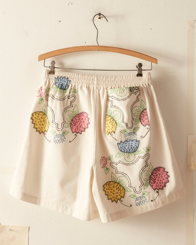 Patchwork Lotus Shorts SHORTS BODE New York
