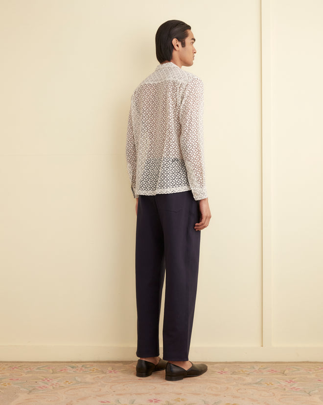 Petal Lace Long Sleeve Shirt SHIRT BODE New York
