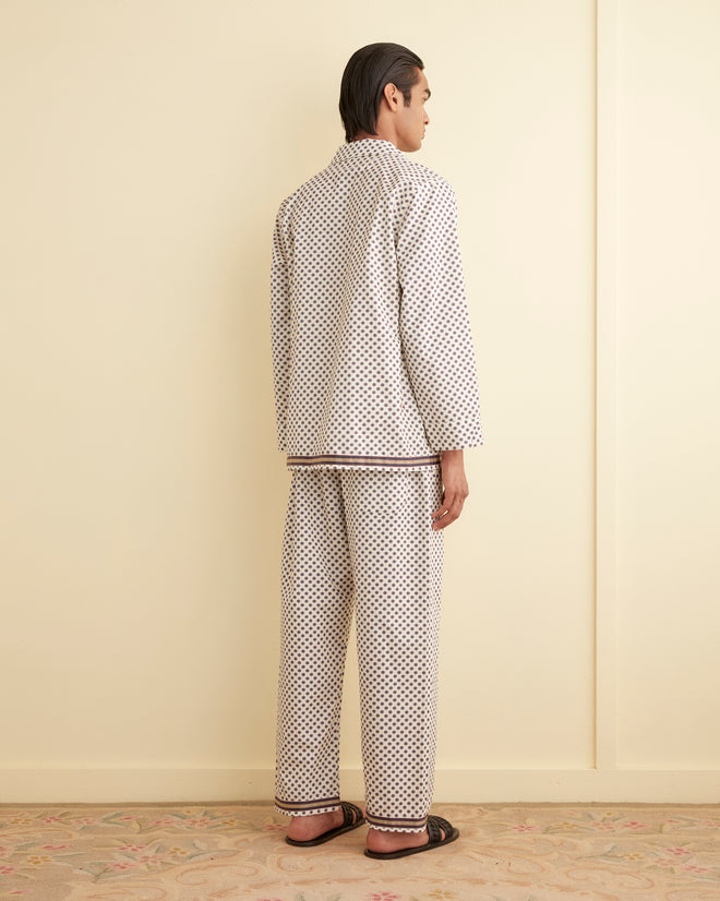 Petit Motifs Pajama Shirt