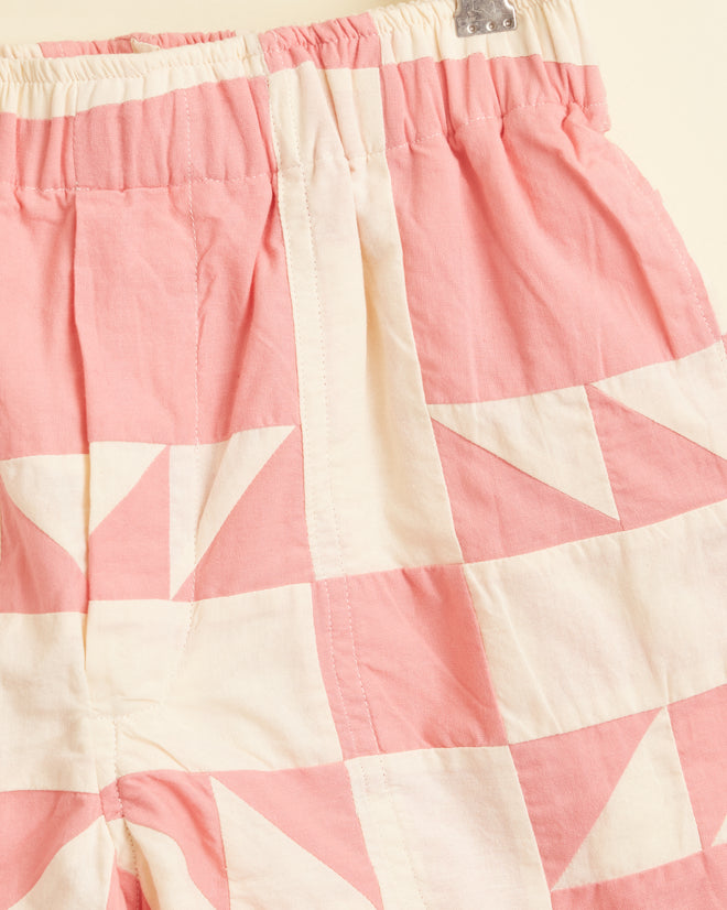 Pink Quilt Shorts