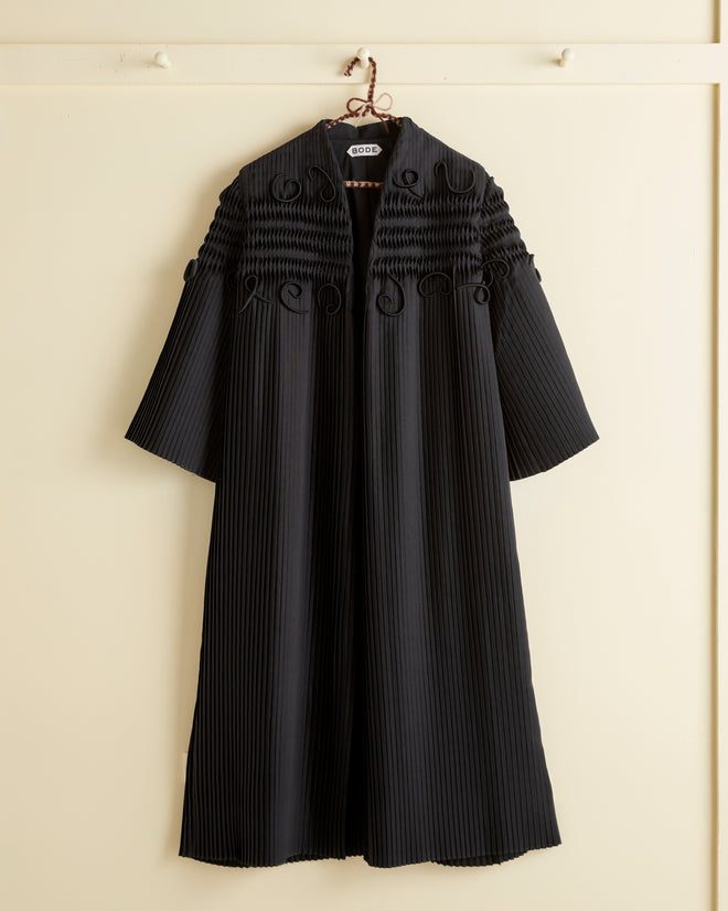 Pleated Opera Coat OUTERWEAR BODE New York