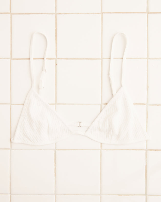 Pointelle Bra UNDERPINNINGS BODE New York