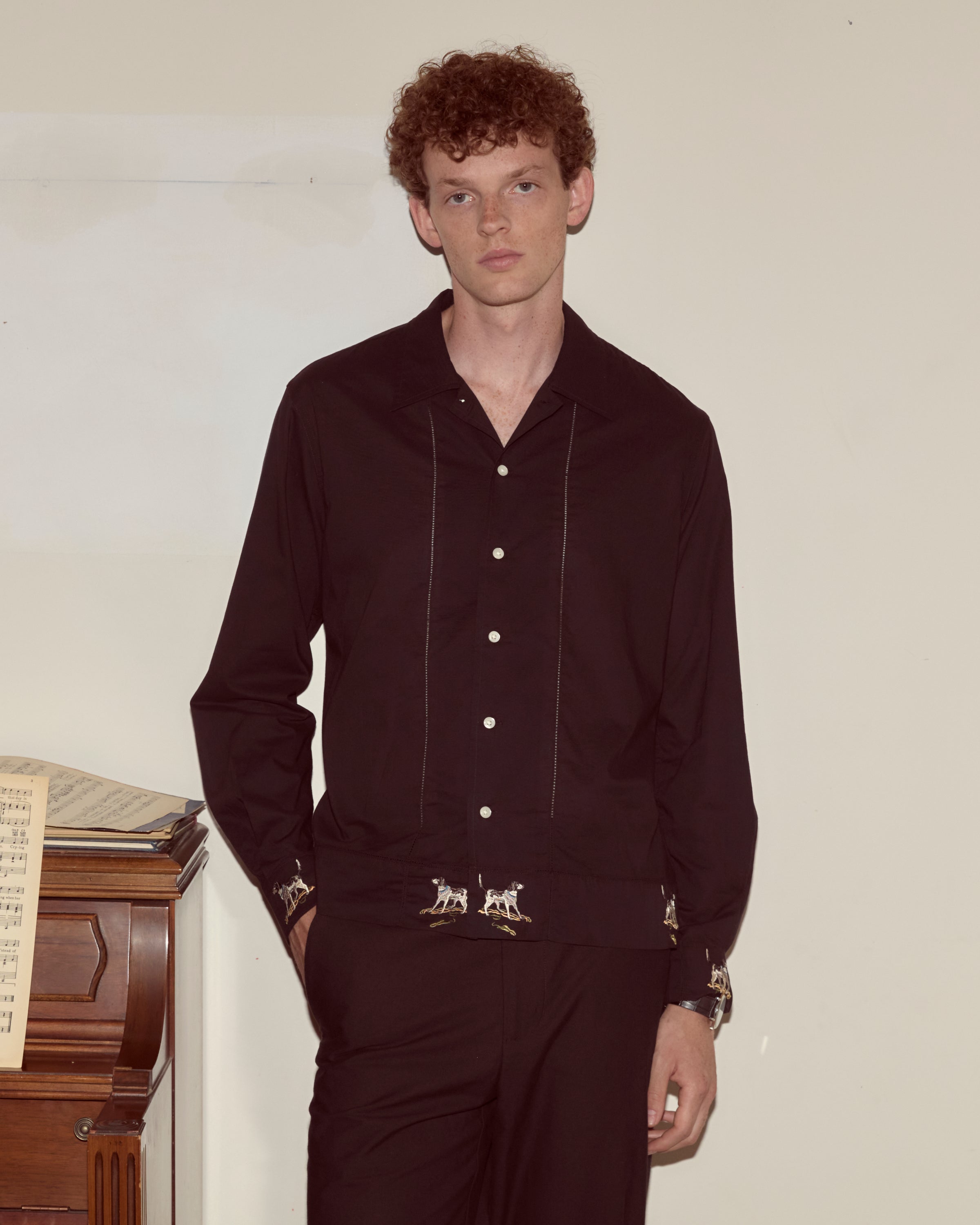 Pointer Long Sleeve Shirt – BODE