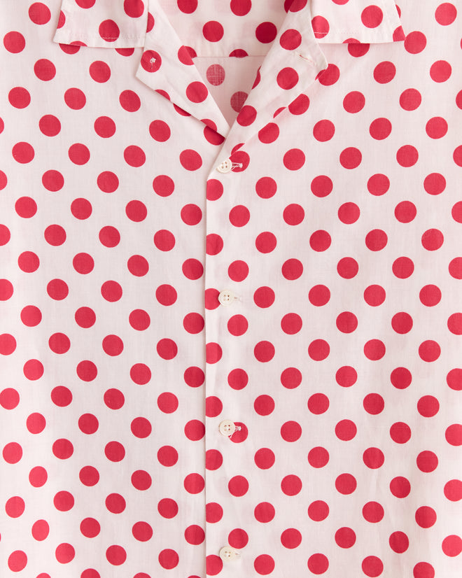 Polka Dot Diner Shirt - M/L