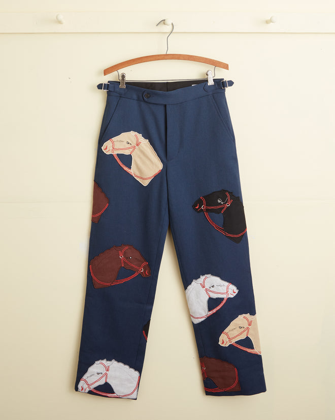 Pony Appliqué Trousers TROUSERS BODE New York