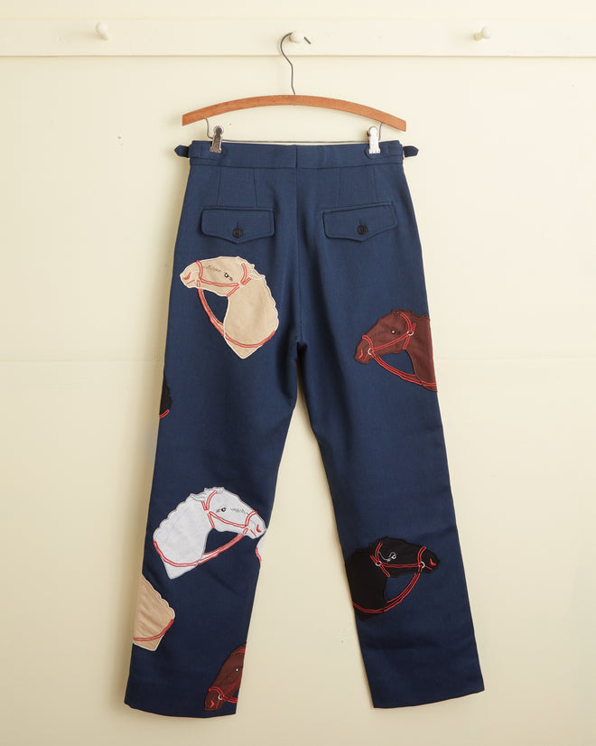 Pony Appliqué Trousers TROUSERS BODE New York