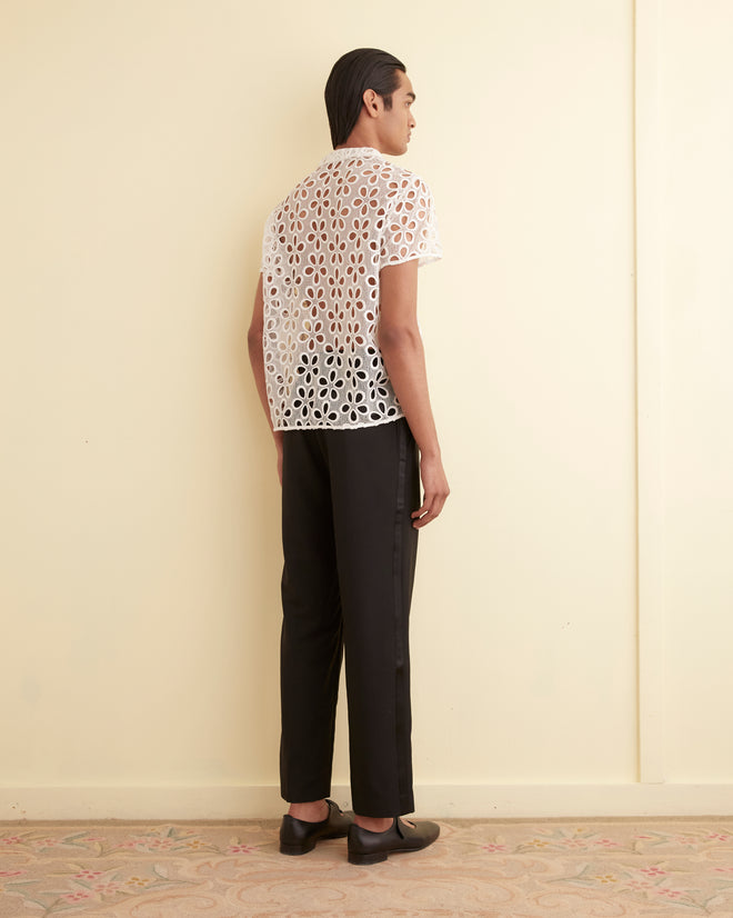 Primrose Lace Short Sleeve Shirt MENS SHIRTS BODE New York