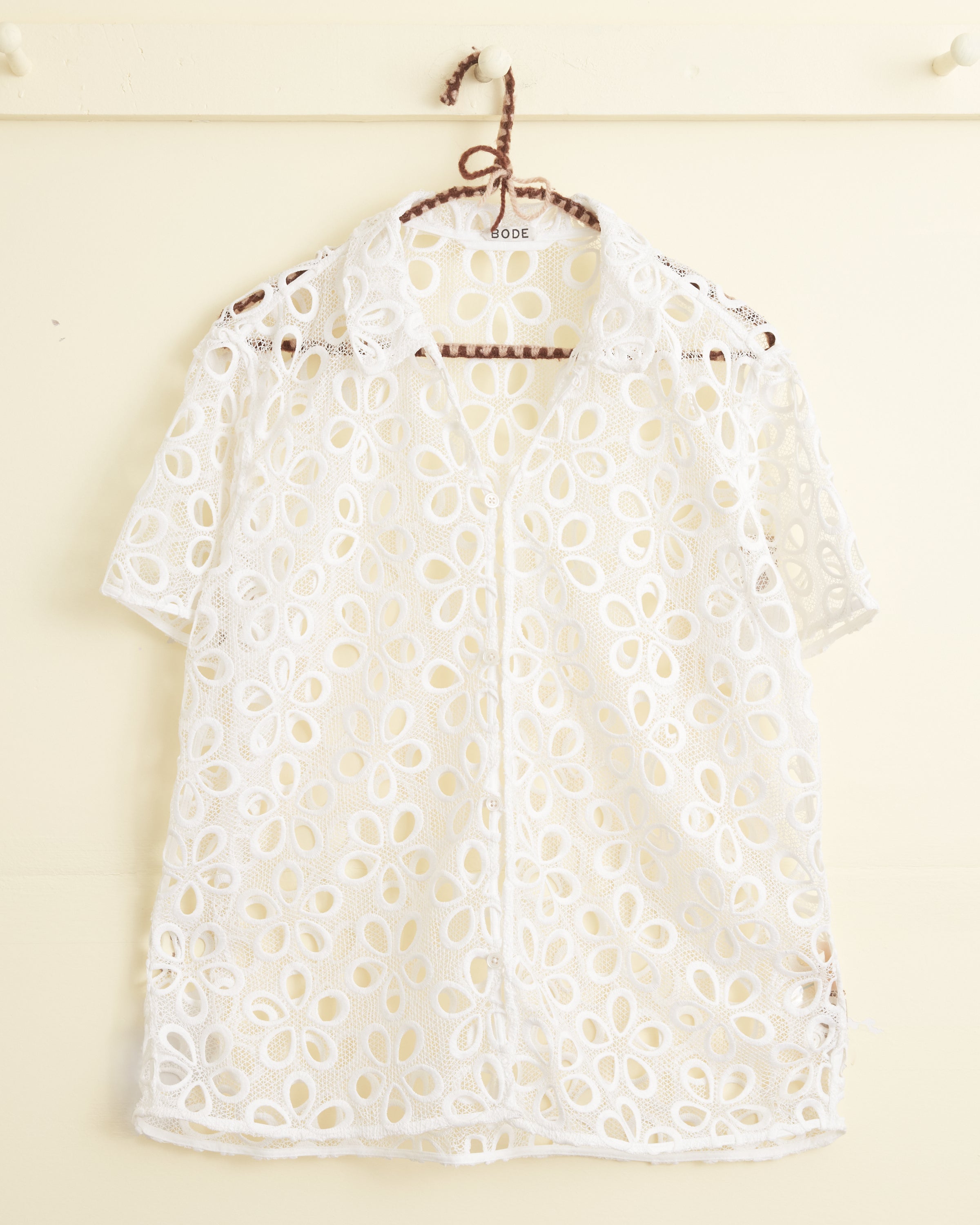 Primrose Lace Short Sleeve Shirt – BODE