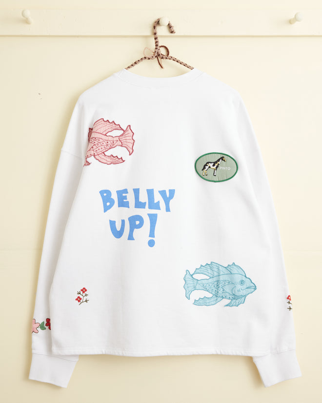 Property of Janet Crewneck MENS CUT AND SEW BODE New York
