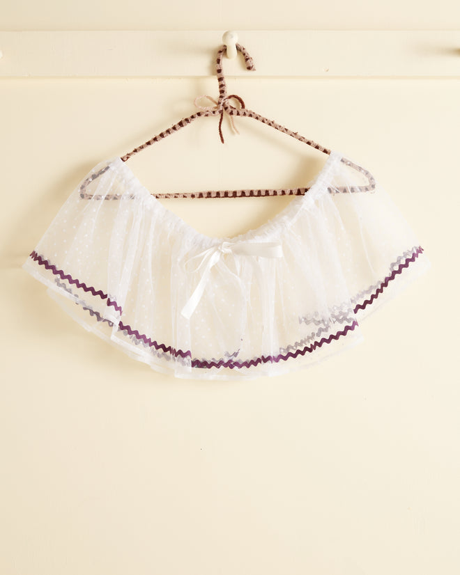 Purple Rickrack Collar