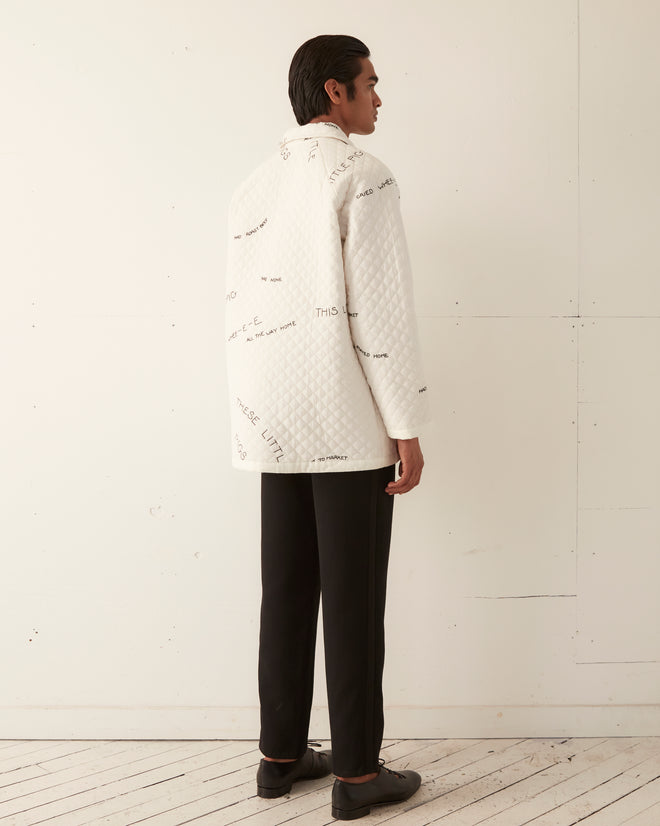 Quilted Little Pigs Jacket OUTERWEAR BODE New York