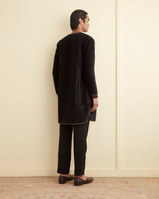 Quilted Velvet Liner Coat OUTERWEAR BODE New York