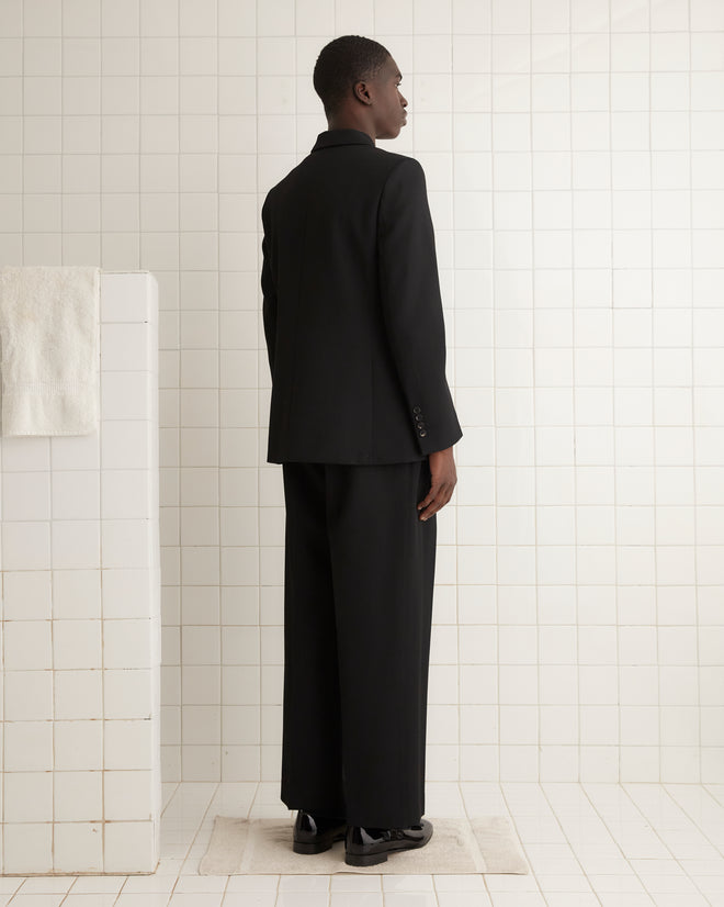 Riding Twill Suit Jacket - Black MENS SUIT JACKETS BODE New York