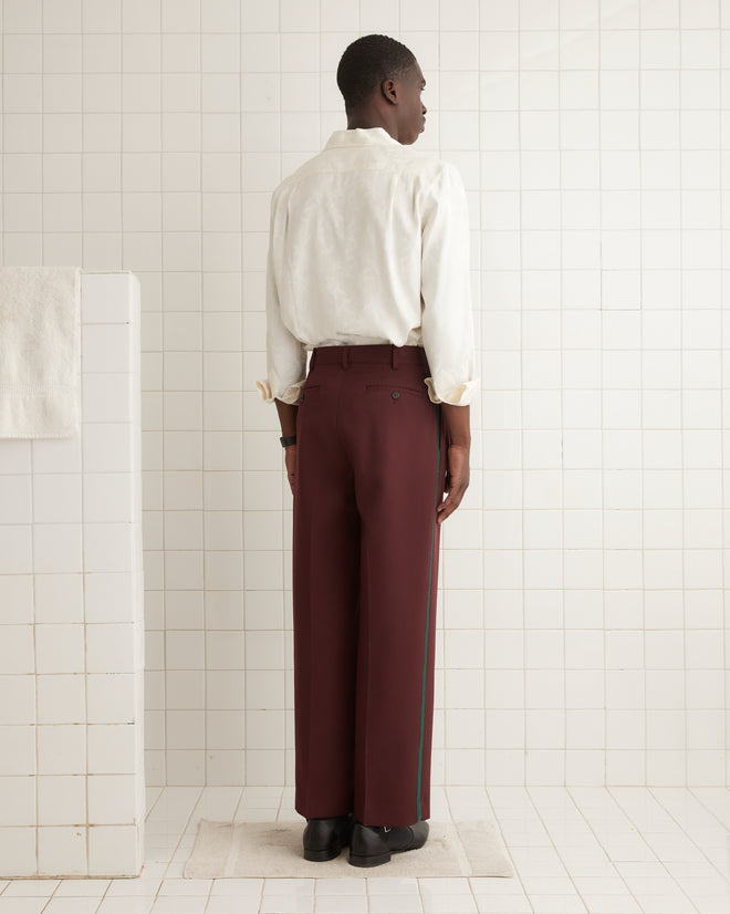 Riding Twill Braided Trousers MENS TROUSERS BODE New York