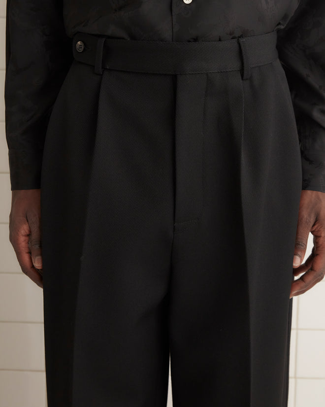 Riding Twill Trousers - Black MENS TROUSERS BODE New York