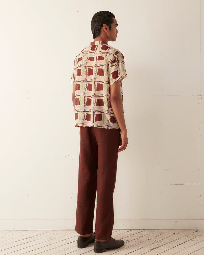 Ripple Plaid Short Sleeve Shirt SHIRT BODE New York