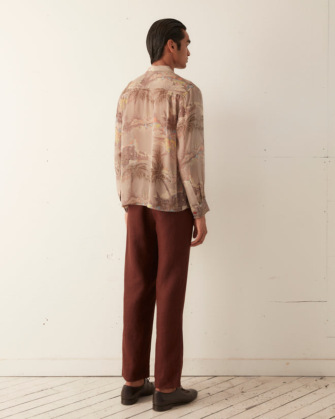 Riviera Print Long Sleeve Shirt SHIRT BODE New York