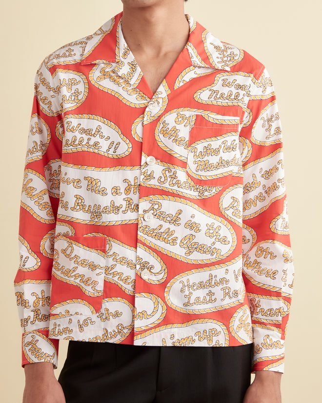 Rodeo Slogans Long Sleeve Shirt SHIRT BODE New York