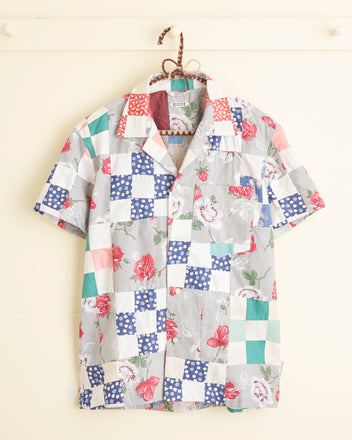 Rose Checkerboard Short Sleeve Shirt