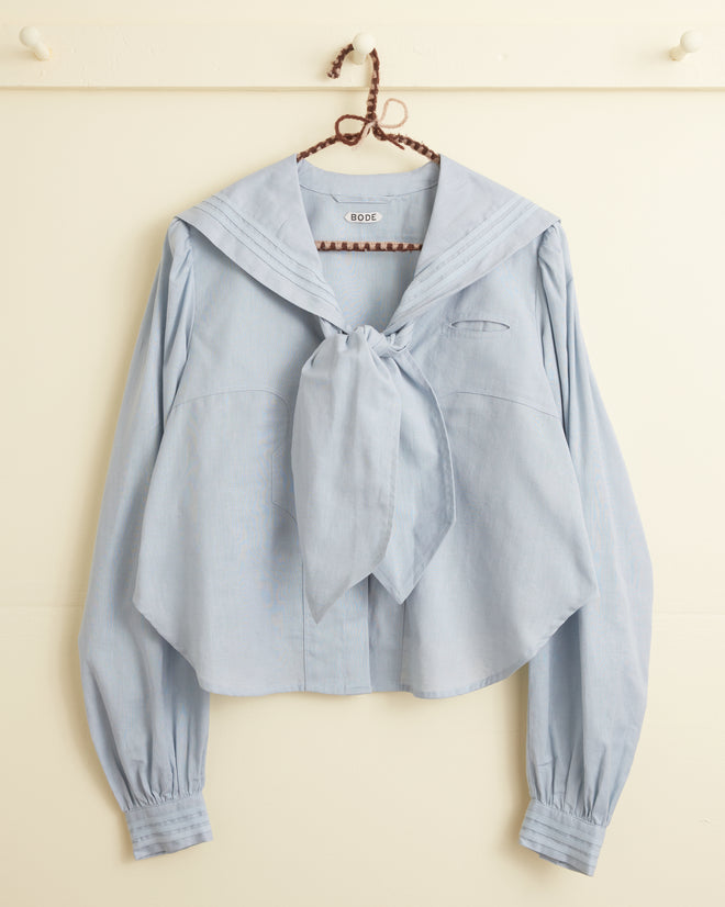 Seafarer Shirt - Blue SHIRTS BODE New York