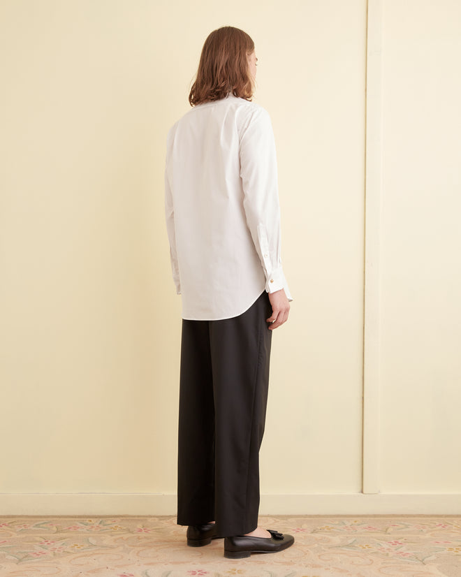 Sequined Silhouette Tuxedo Shirt SHIRT BODE New York