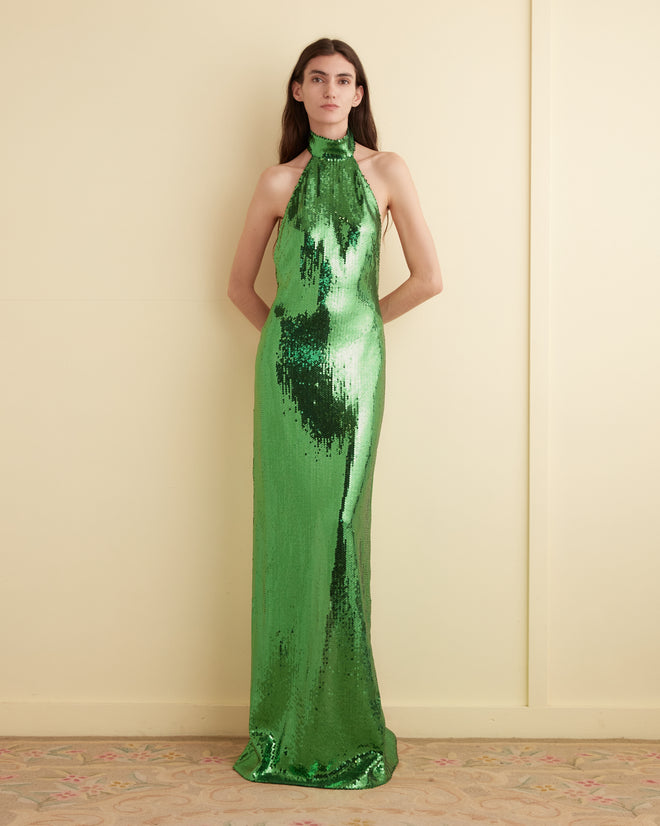 Sequined Siren Gown DRESS BODE New York