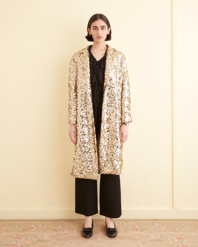 Sequin Worcester Coat