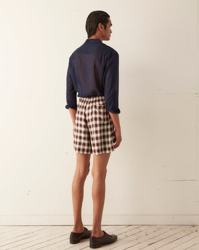 Shadow Plaid Rugby Shorts SHORTS BODE New York