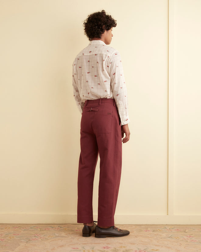 Sheer Camel Long Sleeve Shirt SHIRT BODE New York