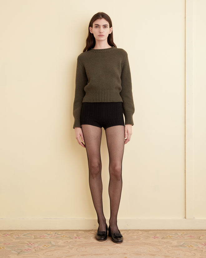 Shore Crewneck - Olive KNITWEAR BODE New York