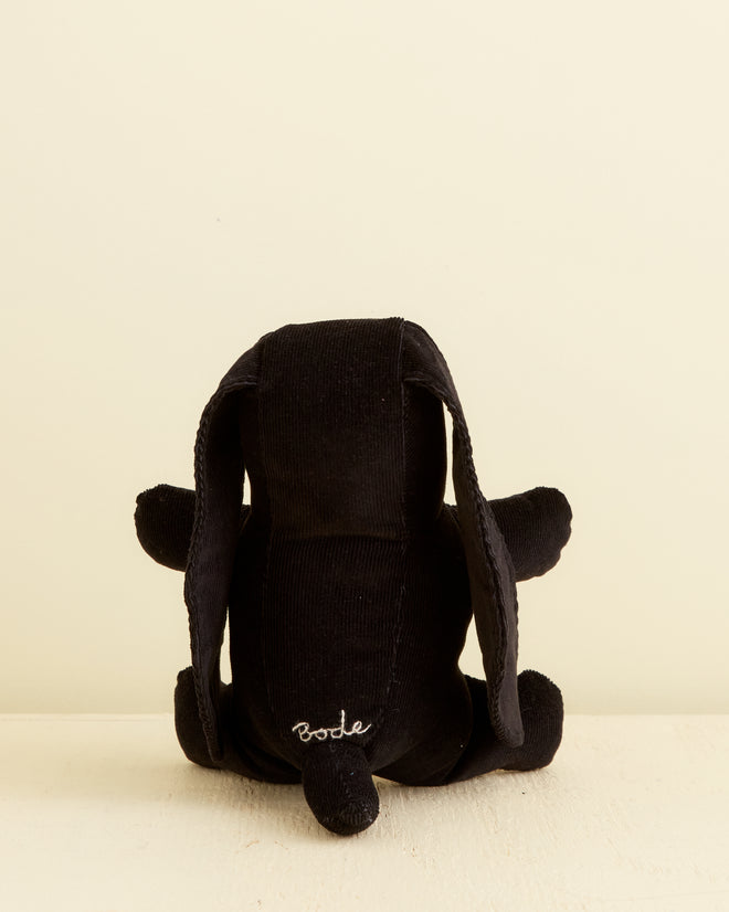Midnight Corduroy Stuffed Dog OOAK MISC BODE New York