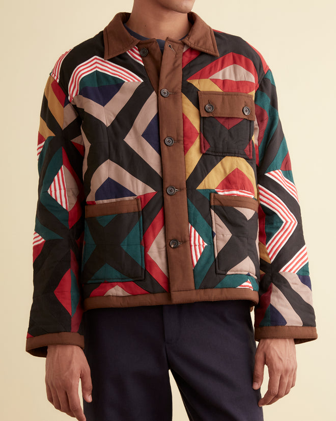 Star Cross Quilt Jacket OUTERWEAR BODE New York